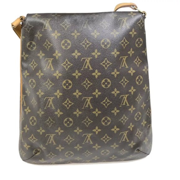 LOUIS VUITTON Musette Shoulder Bag Monogram Leather Brown Spain - Picture 3 of 16